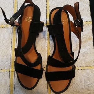 Black Franco Sarto Sandals